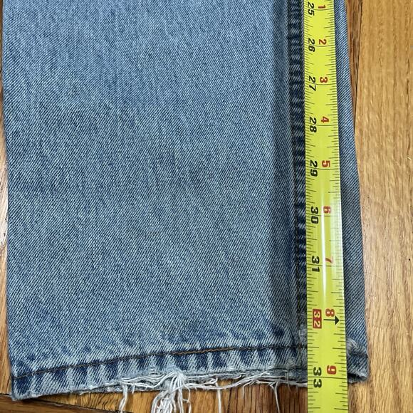 Vintage Levis 560 Jeans Mens 33x33 Blue Loose Tapered Orange Tab USA Made 90s - Picture 6 of 12